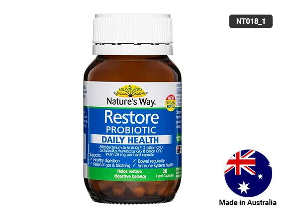 Natures Way Restore Probiotic Daily Health 28 Capsules in Sri Lanka